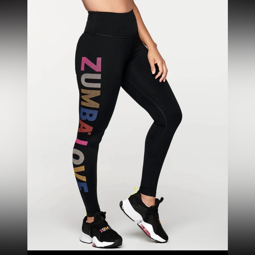 “Zumba Love” black leggings